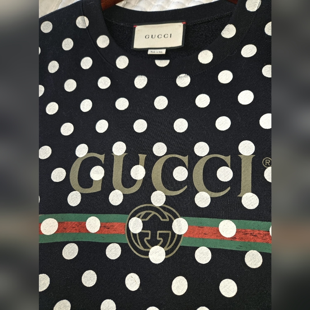 New authentic Gucci polka dot sweater